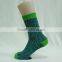 green free knitting sports socks