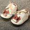 Custom design wholesale leather baby shoe baby boot leather baby booties toddler shoes