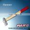 Fine Polished Ball-peen Hammer Tools With Wooden Handle