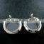 25mm high quality round glass magnetic closure stainless steel silver memory photo locket for charms floating 1820098