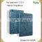For ipad mini Stand Case Blue Cowboy Grain Folio Leather Fold Tablet Smart Cover