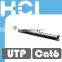 0.5U 24 Port Cat 6 Unshielded 110 LSA IDC Modular Patch Panel