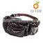 factory good quality wholesale custom leather waist bag for men