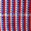 Boutique floral printed satin fabric wholesale 4th of july cloth fabric