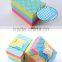 Set of 3PCS Colorful Kitchen Cleaning Sponge Magic Sponge With 3D Mesh