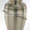 latest modern brass made urn for decoration | 2015 wholesale urn standing on the floor | cremation used urn