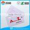 Double Sheets PVC Matte Luggage Tags With Hole, Eyelet and Transparent Strap