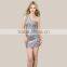 Performing Clothing Oblique shoulder Sleeveless Nightclub Sequin Sexy Costumes Dress