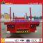 Full Type Flatbed Skeleton 20FT Shipping Container Dolly Transport Trailer With Turntable Drawbar