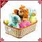  wholesale resin wicker handmade felt baby gift baskets