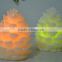 3.25" White Battery Operated Flameless LED Lighted Flickering Pine Cone Christmas Candle
