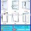 Heat and cold insulation upvc sliding doors folding windows doors for sale