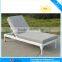 wholesale outdoor furniture elegant PE rattan garden wicker chaise lounge
