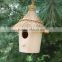 Environmental-friendly unfinished homemade wooden bird house