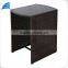 3-piece Outdoor Rattan Wicker Tea Table and Chair Set Furniture