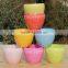 15040110 Supply High Quality Colorful Melamine Flowerpot
