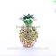 Wedding take away gifts artificial diamante mini metal pineapple figurine