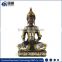 2017 new latest cheap antique brass buddha statue