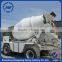 Low price HWJB200 mobile self loading concrete mini mixer truck