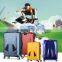 luggage/suitcase/single trolley handle/TSA/double wheels suitcase