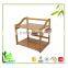 Foldable Bamboo Microwave Shelf