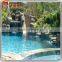 garden home decoration artificial fiberglass rock waterfall used water fountain for sale