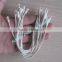White Color Loop Hang Tag Rope Wax Cotton Cord