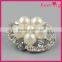 Wholesales Fashionable Custom Pearl Rhinestone Buttons for Garments WBK-1458