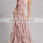China Clothing OEM evening Gown wholesale slim dress women Ruffled Maxi Dress
