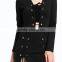 2016 Black Long Sleeve Woman Bandage Dress