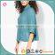 Hot Sell Ladies Half Length Sleeves Top Woman Sexy Chiffon Shirt Blouse