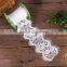 Garment skirt decorated eyelash lace trim