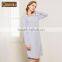 Best Price Qianxiu Lady Home Casual Wear Knitted Cotton Long Sexy Nighty Design