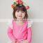Flutter sleeves solid baby girl long sleeve t shirt M7032001