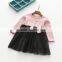 B22644A Autumn new fashion Girl cartoon printting dress