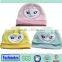 2017 New born Baby knitt beanie hat cheap knit beanie hat Lovely Cartoon print knit cap