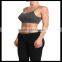 Seamless Cross Strap Back SPORTS BRA TANK TOP Stretch Bandeau Cami gray color