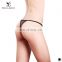 2016 Newest Luxurious lace thong sweet sexy ladies underwear black color sexy panties cotton
