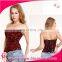 mature woman Steel Boned red Underbust Back lacing Waist slimming Corset