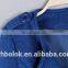 Elegant custom ladies blue melton wool coat winter coat
