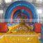 Commerical steep inflatable water slide with slip n slide with pool