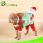 Pet Dog Cat Christmas Xmas Costume Santa with gift Pet Apparel Three Dimensional Winter Clothes