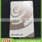 Brush plastic PVC gift card