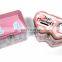 Coin packing tin Wedding heart shape tin with lock and key