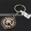 Turntable rotatable Roulette Wheel metal color keychain