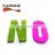 Shenzhen supplier 100 nylon hook and loop letter for Educational Toys