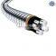 UL certificated PVC insulation PVC inner sheath aluminum alloy chain armoring MC cable