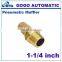 screw connector 1/2 pneumatic brass fitting