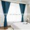 Cheap heavy polyester woven custom color faux suede window blackout curtain