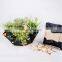 home table use felt flower plants pot